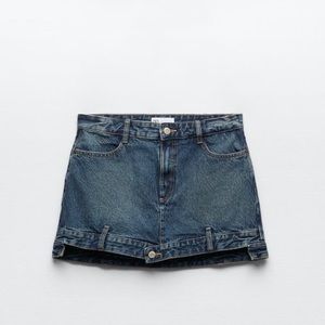 Zara denim skirt